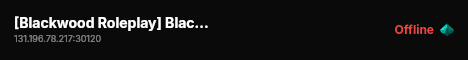 [Blackwood Roleplay] Blackwood Roleplay live status badge