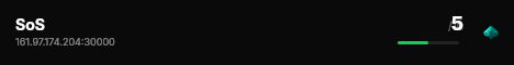SoS live status badge