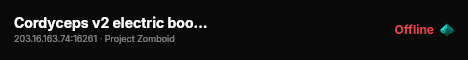 Cordyceps v2 electric boogaloo live status badge