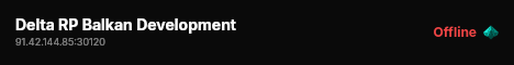 Delta RP Balkan Development live status badge