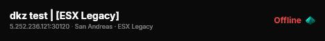 dkz test | [ESX Legacy] live status badge