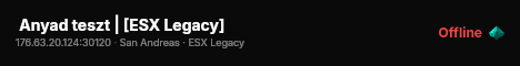  Anyad teszt | [ESX Legacy] live status badge