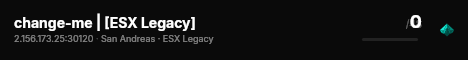 change-me | [ESX Legacy] live status badge