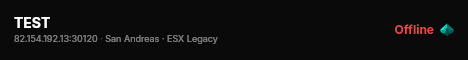 TEST live status badge