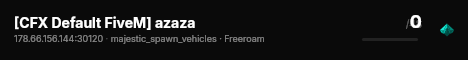 [CFX Default FiveM] azaza live status badge