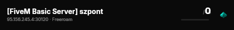 [FiveM Basic Server] szpont live status badge