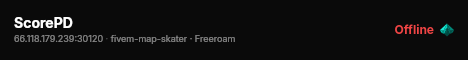 ScorePD live status badge