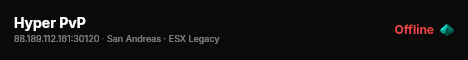 Hyper PvP live status badge