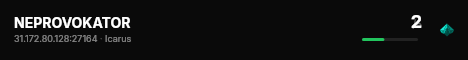 NEPROVOKATOR live status badge