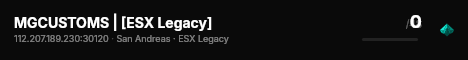 MGCUSTOMS | [ESX Legacy] live status badge