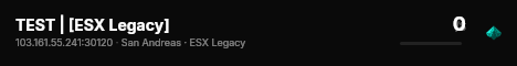TEST | [ESX Legacy] live status badge