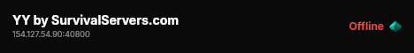 YY by SurvivalServers.com live status badge
