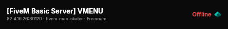 [FiveM Basic Server] VMENU live status badge