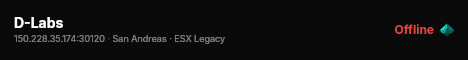 D-Labs live status badge
