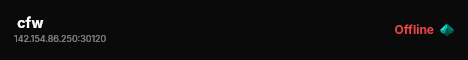  cfw live status badge