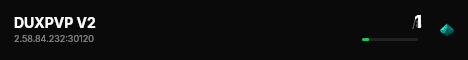 DUXPVP V2 live status badge