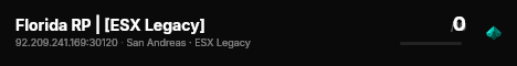 Florida RP | [ESX Legacy] live status badge