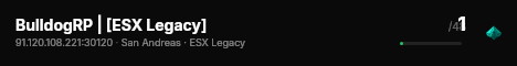 BulldogRP | [ESX Legacy] live status badge