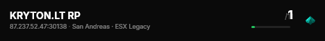 KRYTON.LT RP live status badge