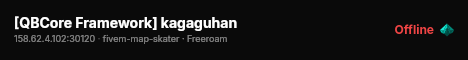[QBCore Framework] kagaguhan live status badge