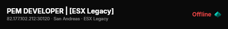 PEM DEVELOPER | [ESX Legacy] live status badge