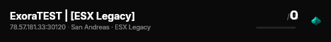 ExoraTEST | [ESX Legacy] live status badge