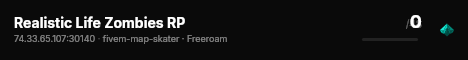 Realistic Life Zombies RP live status badge
