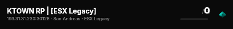 KTOWN RP | [ESX Legacy] live status badge