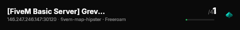 [FiveM Basic Server] Greven-DEV live status badge
