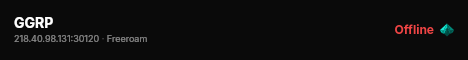 GGRP live status badge