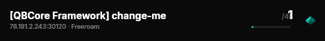 [QBCore Framework] change-me live status badge