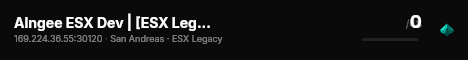 Alngee ESX Dev | [ESX Legacy] live status badge