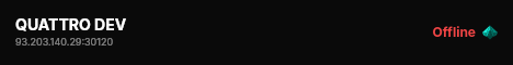 QUATTRO DEV live status badge