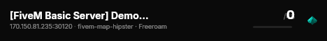 [FiveM Basic Server] Demo Automoblismo live status badge