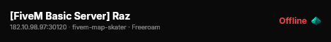 [FiveM Basic Server] Raz live status badge
