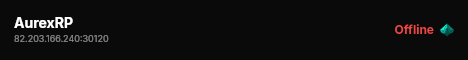 AurexRP live status badge