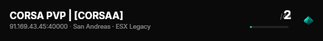 CORSA PVP | [CORSAA] live status badge