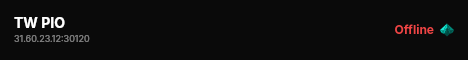 TW PIO live status badge