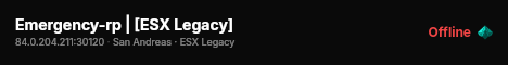 Emergency-rp | [ESX Legacy] live status badge