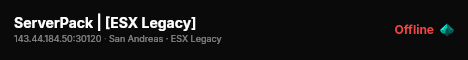 ServerPack | [ESX Legacy] live status badge