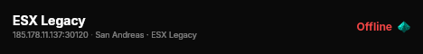 ESX Legacy live status badge