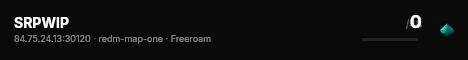 SRPWIP live status badge