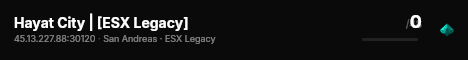 Hayat City | [ESX Legacy] live status badge
