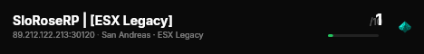 SloRoseRP | [ESX Legacy] live status badge