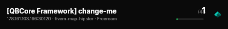 [QBCore Framework] change-me live status badge
