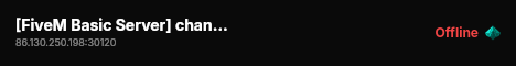 [FiveM Basic Server] change-me live status badge