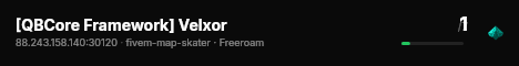 [QBCore Framework] Velxor live status badge