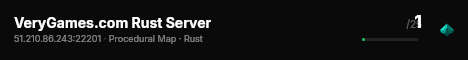 VeryGames.com Rust Server live status badge