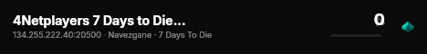 4Netplayers 7 Days to Die Server live status badge