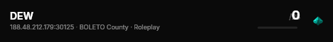 DEW live status badge